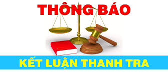 Kết luận Thanh tra